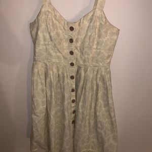 50's style Floral Button-up Dress
